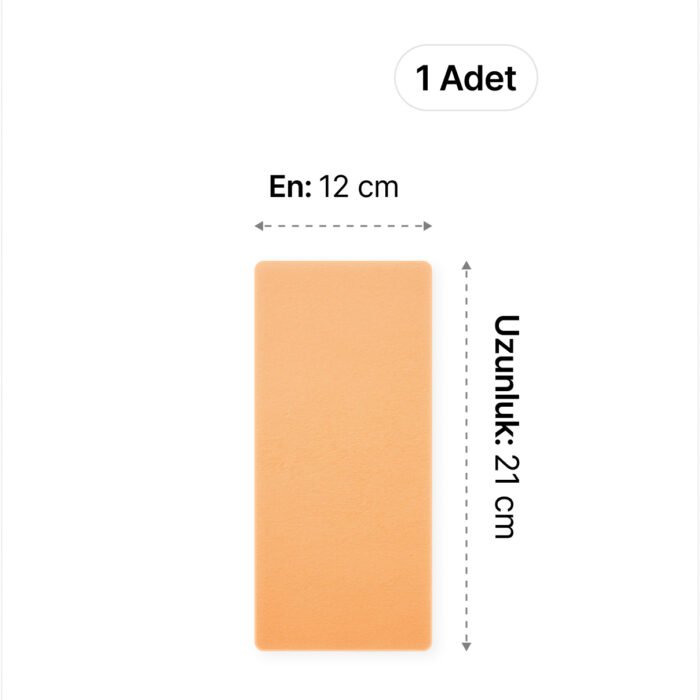 LUOFUCON® Silikon Jel İz Giderici - 21x12 cm (1 Adet)