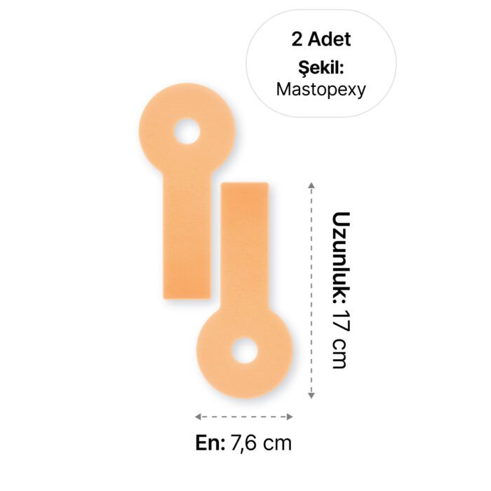 LUOFUCON® Silikon Jel İz Giderici (Mastopexy) - 17x7,6 cm (2 Adet)