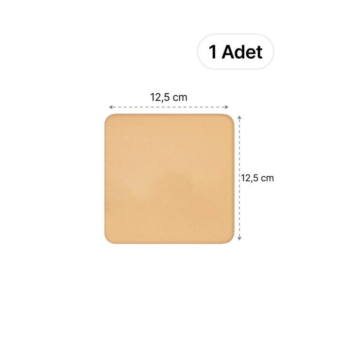 LUOFUCON® Silikon Köpük Yara Örtüsü (Non-Border) - 12,5x12,5 cm (1 Adet)