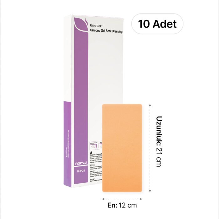 LUOFUCON® Silikon Jel İz Giderici - 21x12 cm (10 Adet)