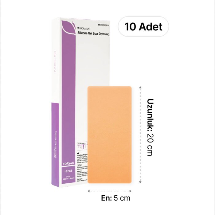 LUOFUCON® Silikon Jel İz Giderici - 20x5 cm (10 Adet)