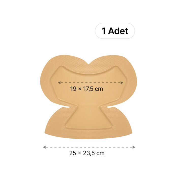 LUOFUCON® Silikon Köpük Yara Örtüsü (TOPUK) - 25x23,5 cm (1 Adet)